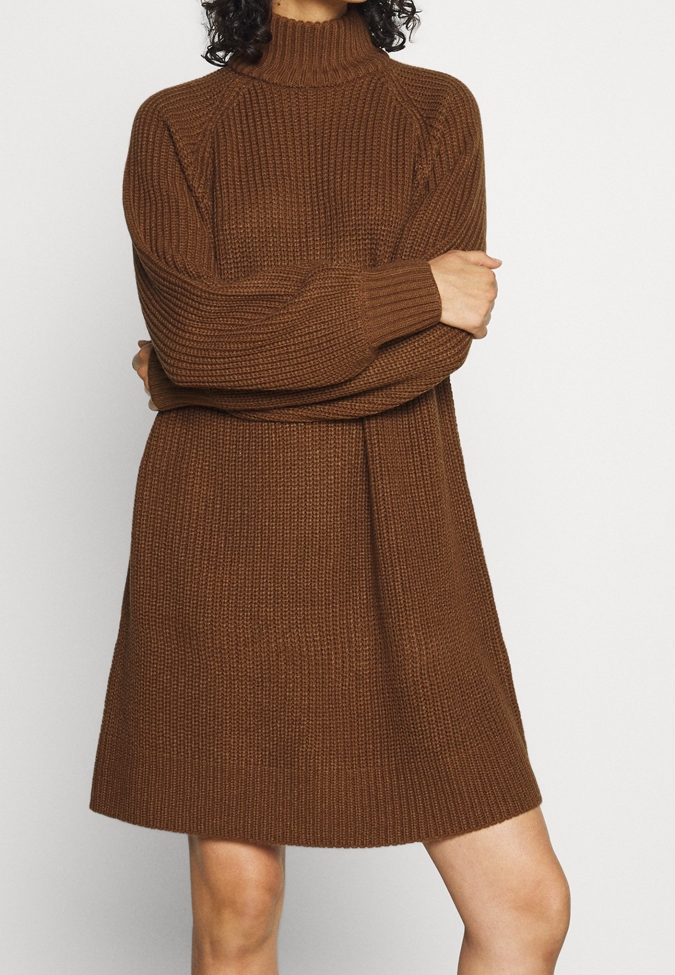 Noisy May Jumper dress - brown - (Pre-owned) - Zalando.ie
