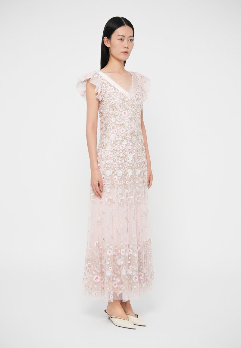 Needle & Thread ETHEREAL BLOOMS SHORT SLEEVE ANKLE GOWN - Occasion wear -  seashell/light pink