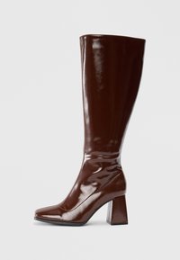 Não selecionado, dark brown