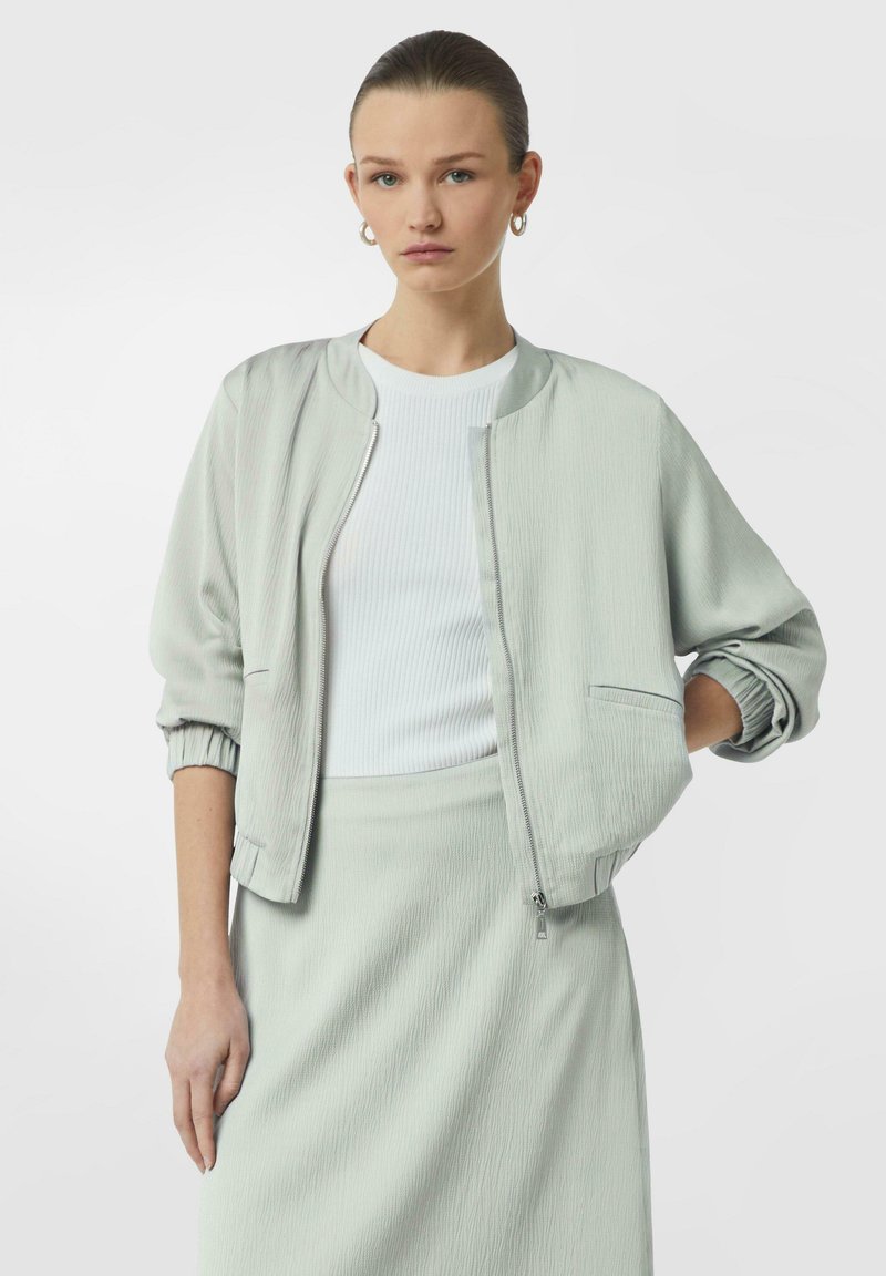comma - Bomber Jacket - silber, Enlarge