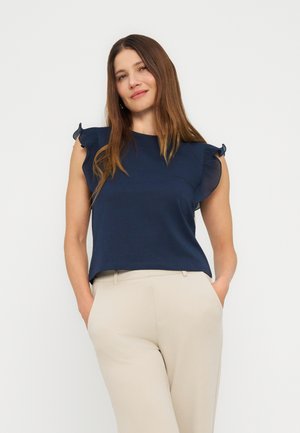 Βασικό μπλουζάκι - navy blazer