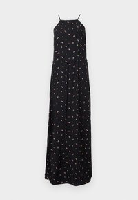 TOM TAILOR DENIM AMERICAN NECKLINE MAXI DRESS - Maxikjole - black