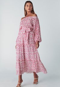 WILLA Dnevna haljina - pink floral plisse