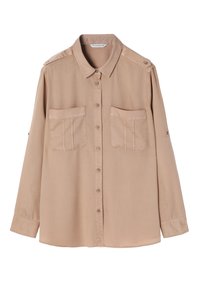 KORSANA - Button-down blouse - beige