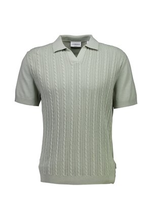 V NECK - T-shirt basic - sage green