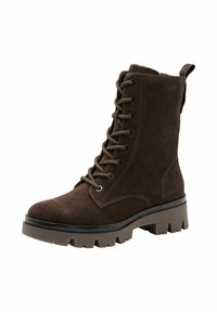 Tamaris COMFORT - Stivaletti con plateau - mocca suede