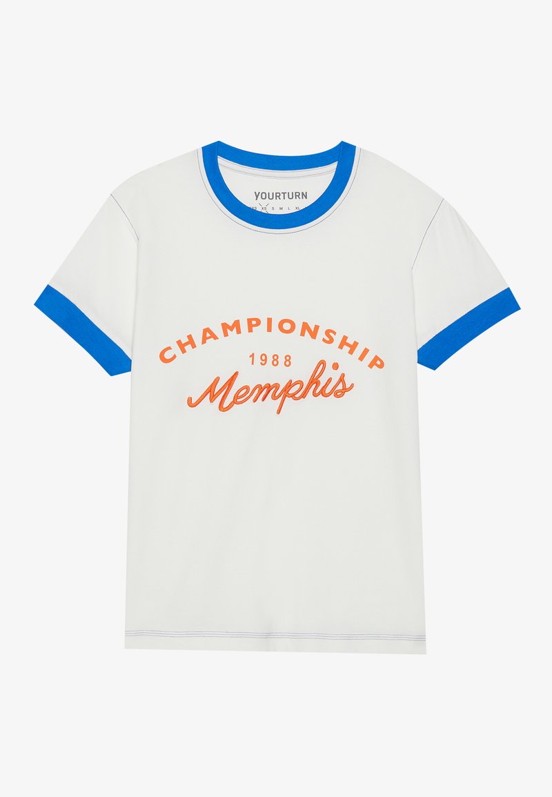 YOURTURN T-shirt print crème YOURTURN T-shirt print crème