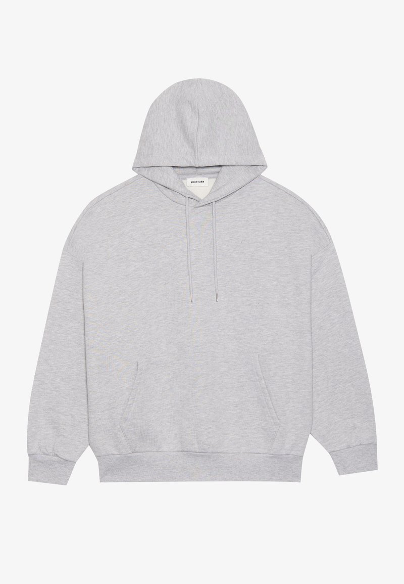 YOURTURN Hoodie grijs gemêleerd
