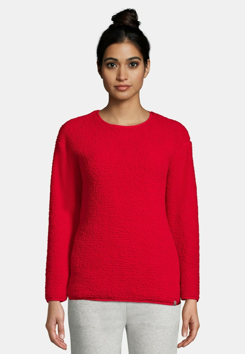 Damen Sweatshirts | LANDS' END Fleecepullover rich red/rot - JW06144 Damen Sweatshirts | LANDS' END Fleecepullover rich red/rot - JW06144