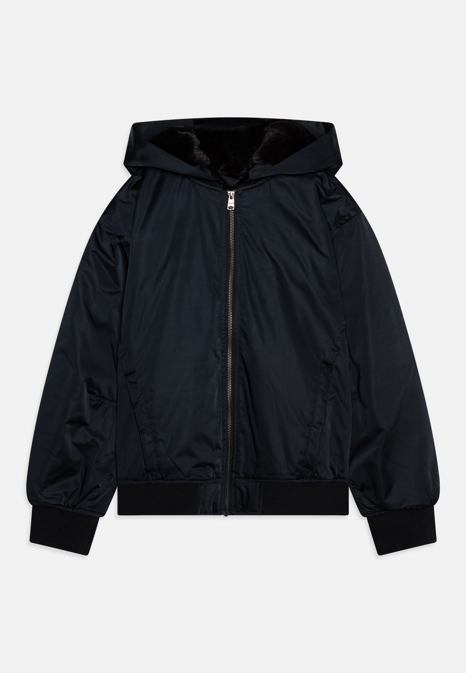 Abercrombie Fitch HOOD AVIATOR Winter jacket anthracite