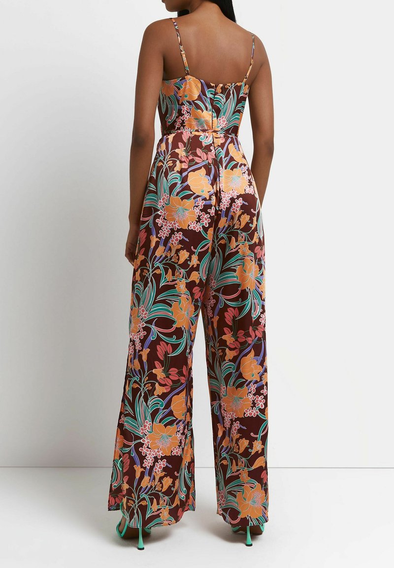 Damen Kleider | River Island Jumpsuit brown/braun - GJ61497 Damen Kleider | River Island Jumpsuit brown/braun - GJ61497