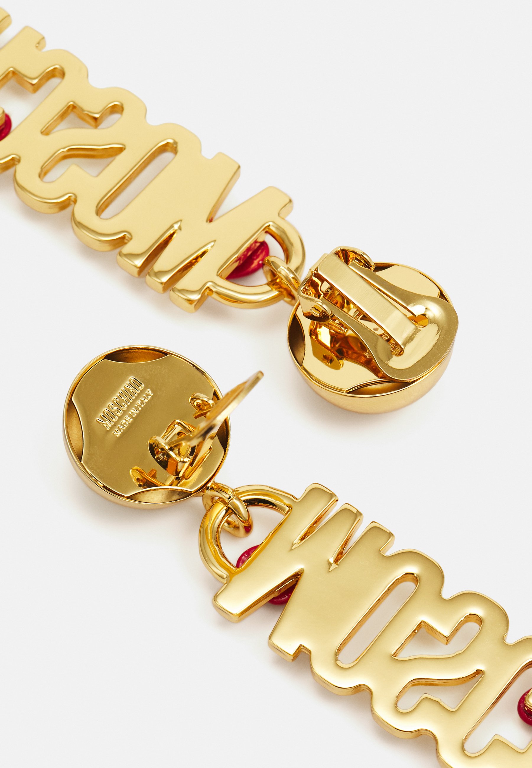 MOSCHINO HEART LOGOEARRING - Earrings - gold-coloured