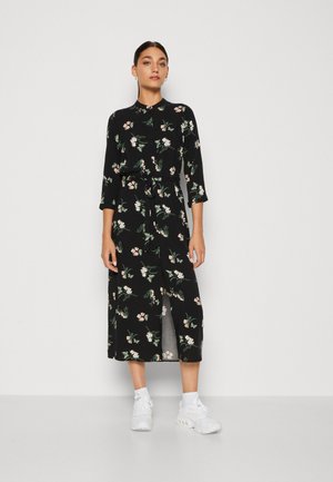 Vero Moda VMEASY SHIRT DRESS - Φόρεμα πουκάμισο - black/ann