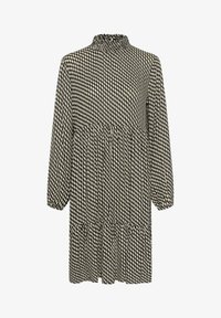 Vybráno, black white wavy print