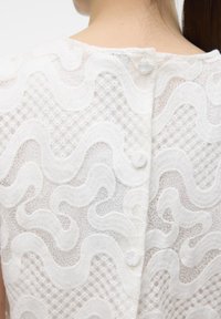 Vero Moda VMHANNE SHORT - Felső - snow white