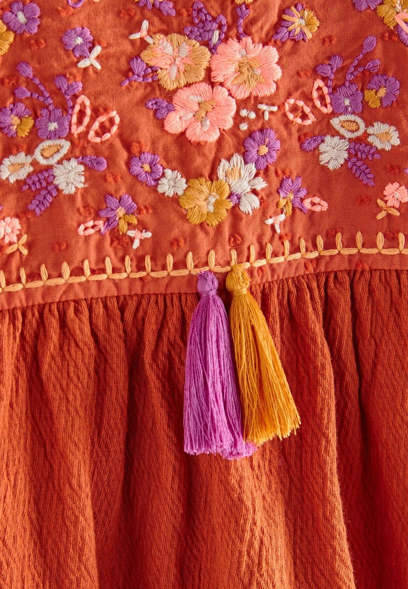 Kinder T-Shirts | Next TASSEL Bluse burnt orange/orange - NV20064 Kinder T-Shirts | Next TASSEL Bluse burnt orange/orange - NV20064
