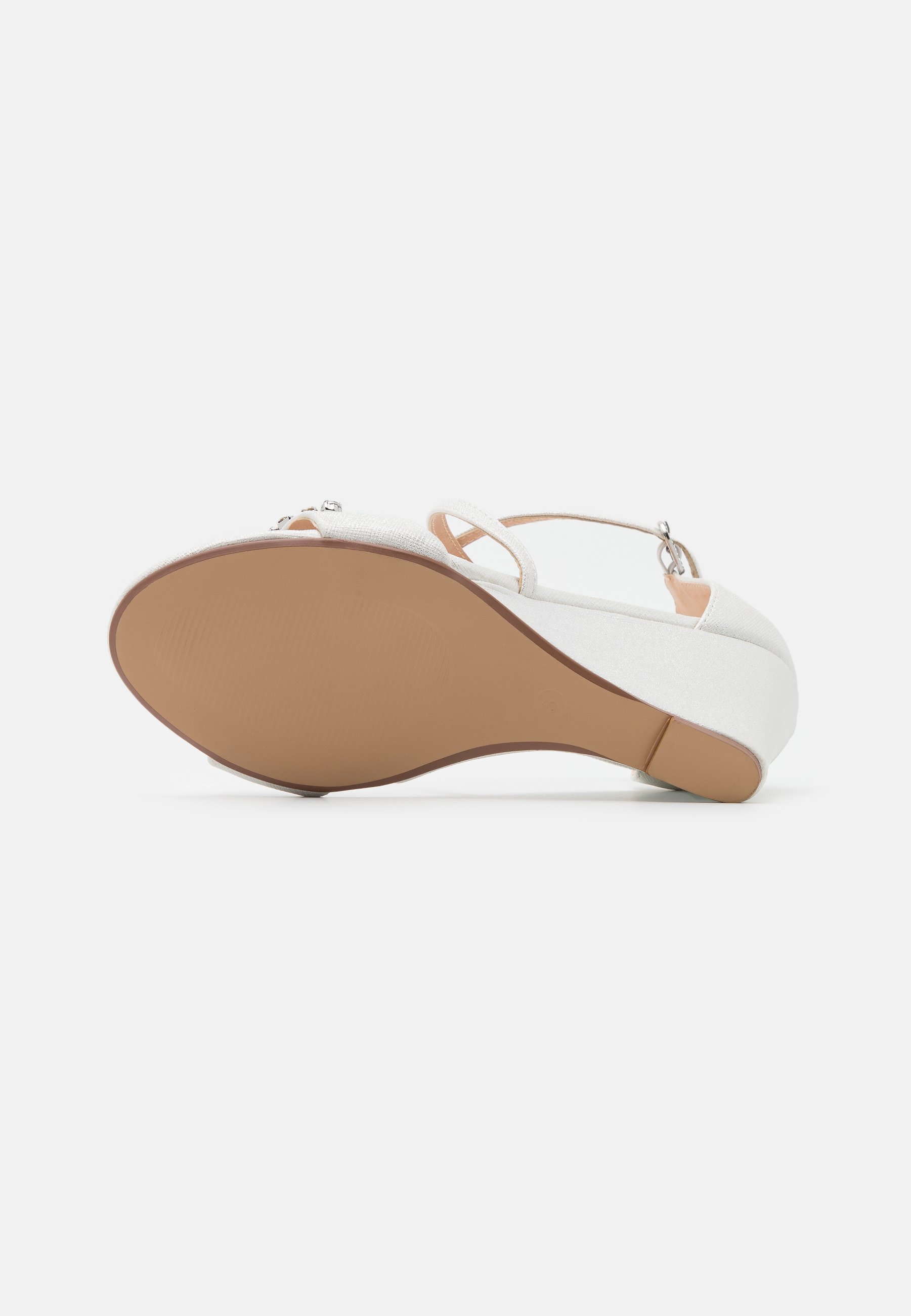 SIENNA Sandaletter med kilklack white SIENNA Sandaletter med kilklack white