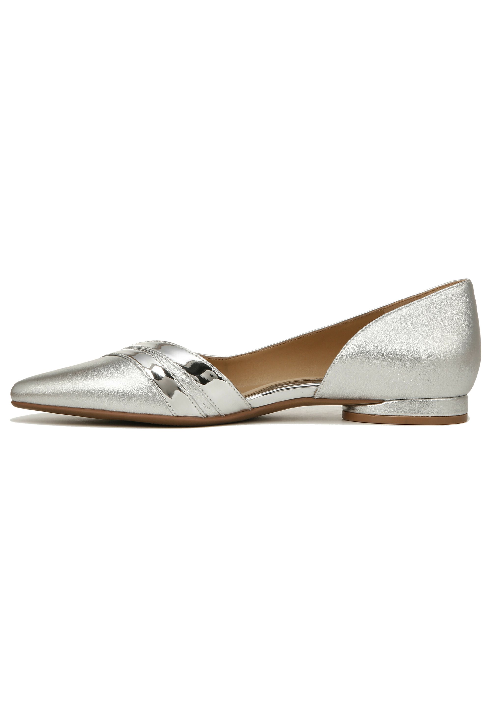 Cheap silver flat shoes Clearance