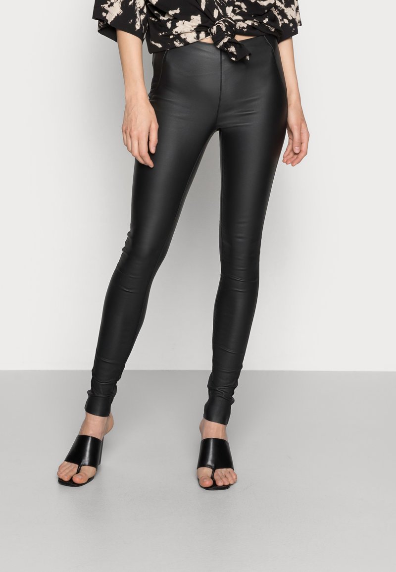 Object - ObjBelle Mw Coated Leggings - Black main image 0