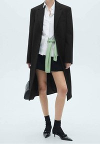Mango Cappotto classico - black