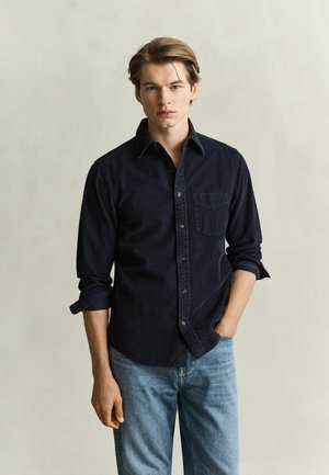 GANT, GANT CORDUROY SHIRT - Shirt - evening blue