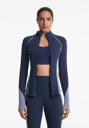 OYSHO LIGHT WARM REFLECTIVE TECHNICAL - Training jacket - mottled dark blue