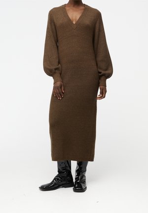 Strickkleid - brown