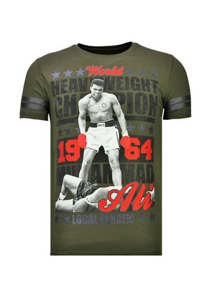 GREATEST OF ALL TIME ALI KNW 3 6215K - T-shirt print - khaki