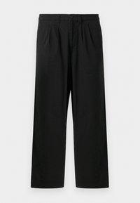 PANTS LOOSE FIT - Hlače - black