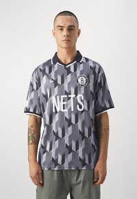 New Era NBA BROOKLYN NETS FOOTBALL TEE - Squadra - grey