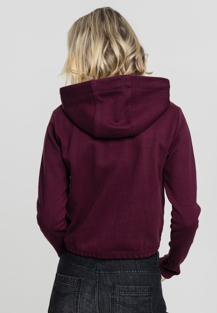 Damen Sweatshirts | Urban Classics Kapuzenpullover cherry/rot - BJ12867 Damen Sweatshirts | Urban Classics Kapuzenpullover cherry/rot - BJ12867