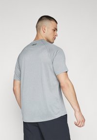 Under Armour TECH 2.0 - Sports T-shirt - steel light heather/black