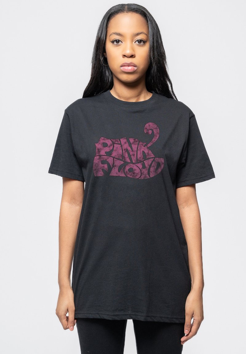 Paradiso Clothing FLOYD VINTAGE SWIRL - Print T-shirt - black