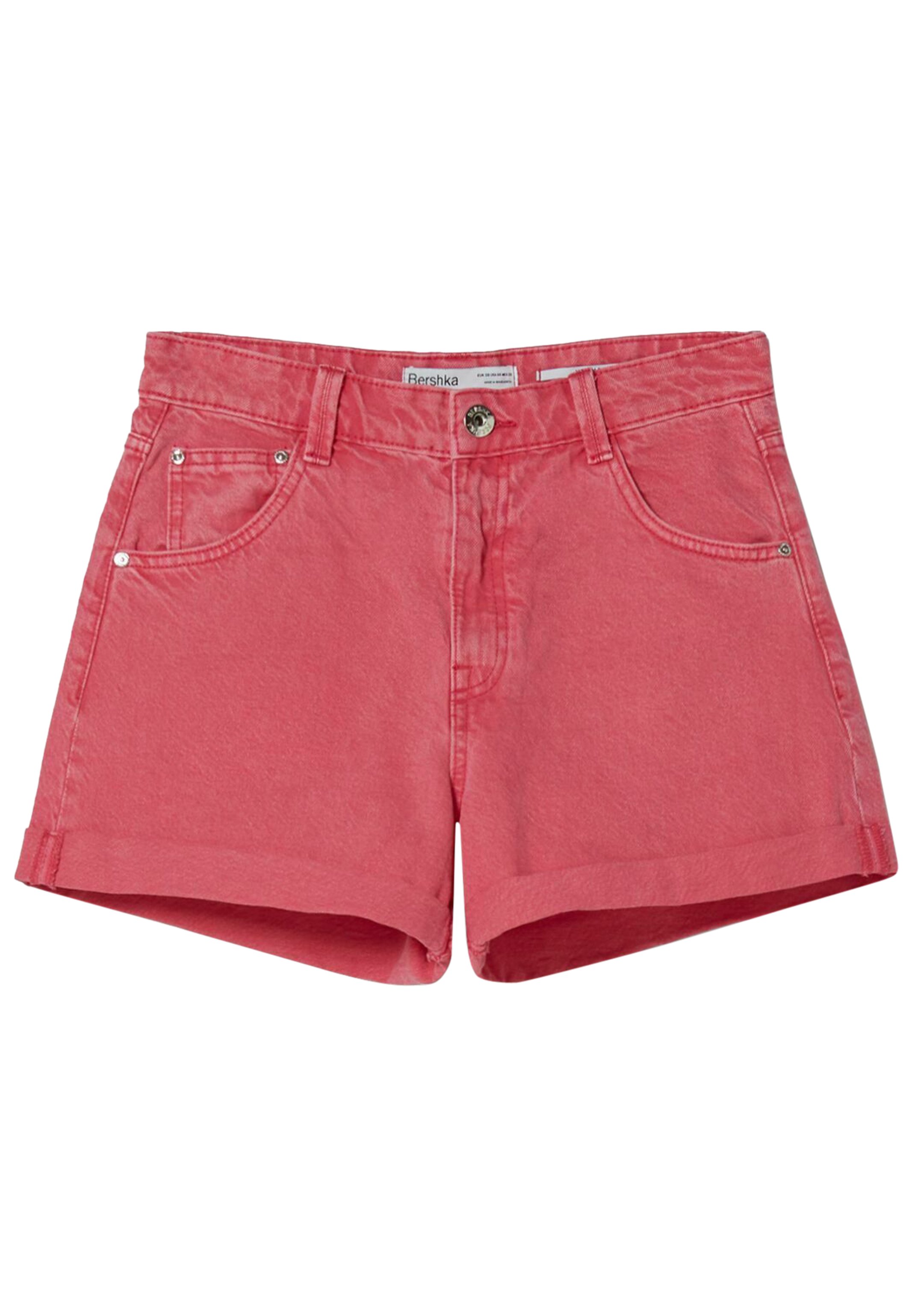 Bershka Denim shorts - dark purple 