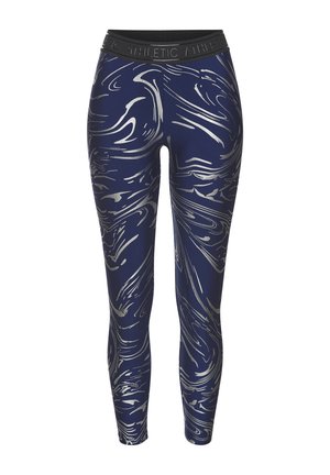 FUNKTIONS - Leggings - blau silber