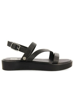 CON TIRAS Y SUELA CON VOLUMEN COULEE COULEE - Sandalias - black
