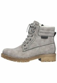 Rieker - Veterboots - grey anthrazit Miniatuurafbeelding 1