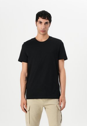 SLHCORMAC O NECK TEE 5 PACK - T-shirt basique - black