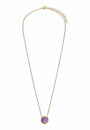 Ketting - gold-coloured purple