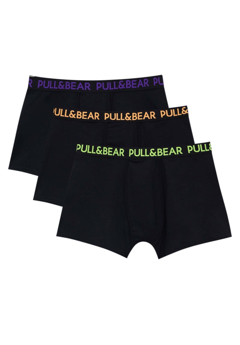 PULL&BEAR 3 PACK Panties black/schwarz Zalando.de