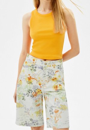 Shorts vaqueros - white