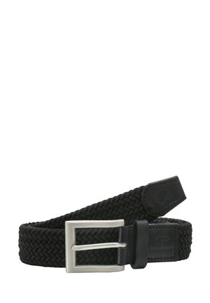 Gevlochten riem - black