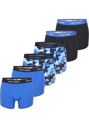 6-PACK - Trunks - blue camouflage