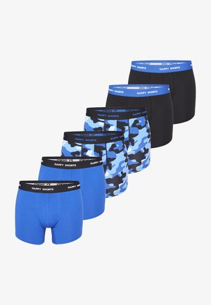 Happy Shorts, 6-PACK - Boxer aderenti - blue camouflage