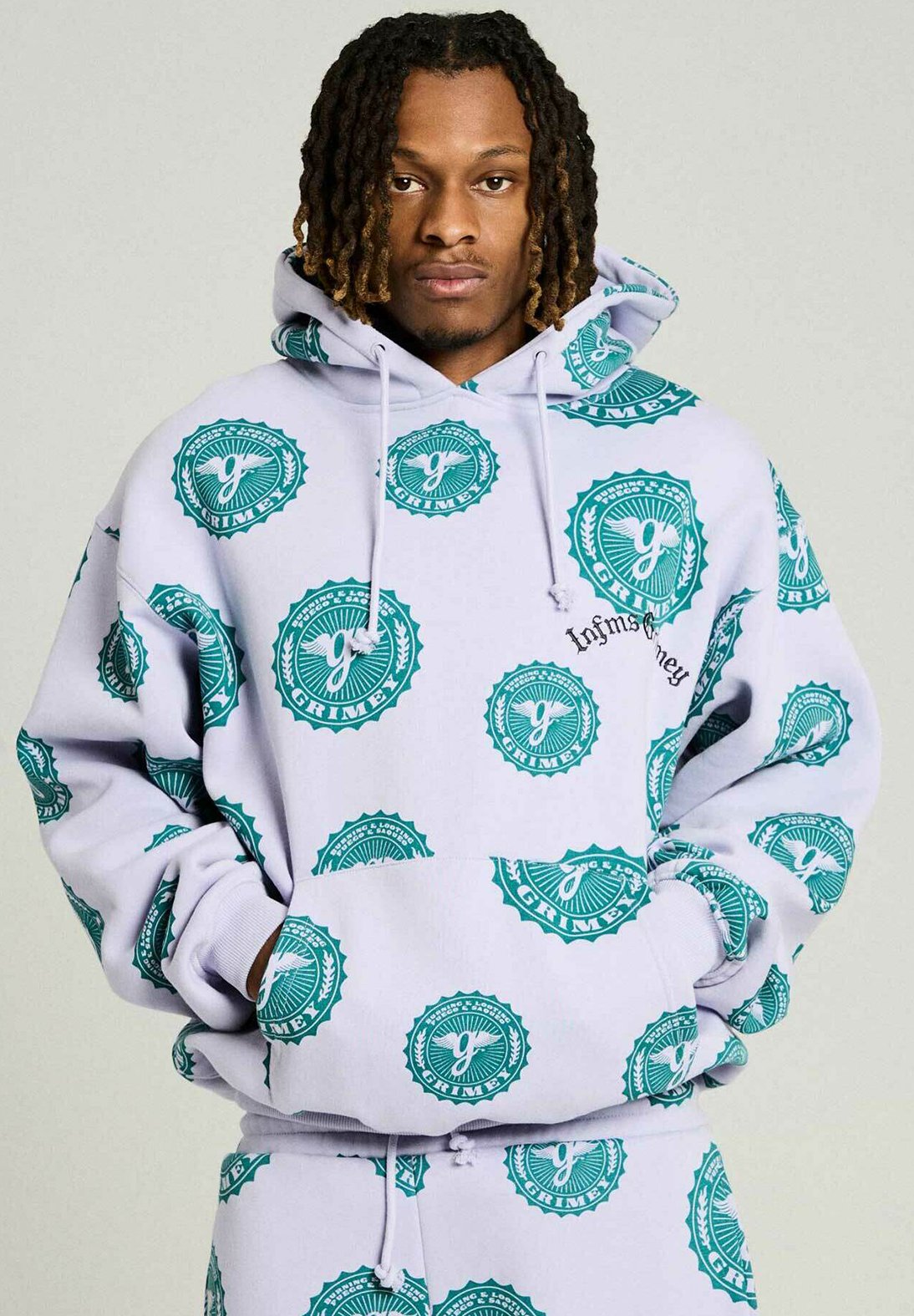Grimey SUDADERA CHIEF WATCHER ALL OVER PRINT - Jersey con capucha