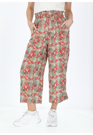 SANKT CLAUD  - Stoffhose - paisley raspberry