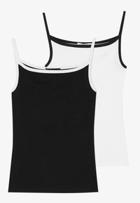 2 PACK - Topper - white/black
