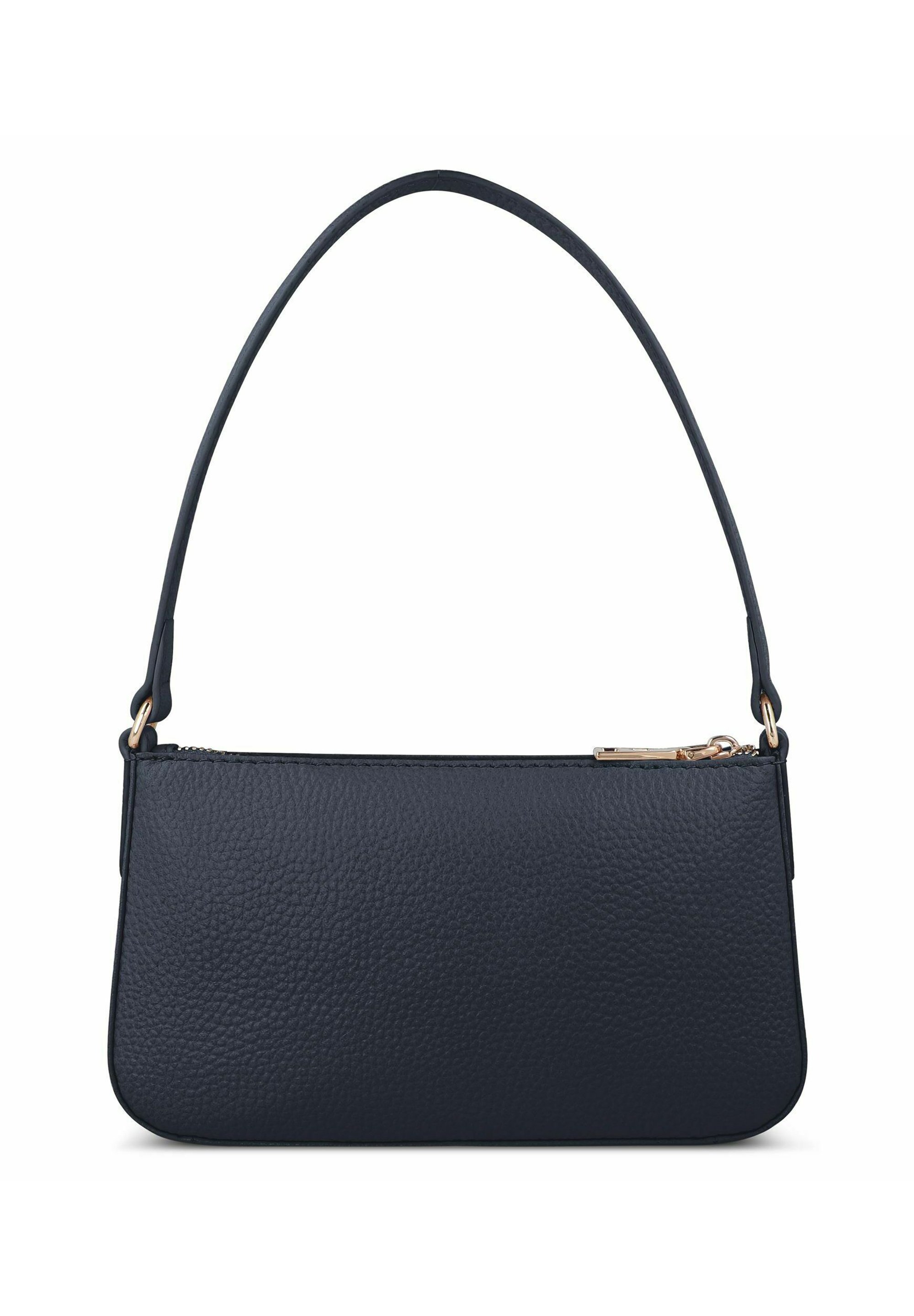 Lazarotti Bologna Borsa In Pelle Navy 2 – Borsetta A Mano E A Tracolla, Dimensioni 23x18x11 Cm, Pelle Bovina, Made In Germany