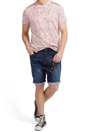TOM TAILOR, Short en jean - dark-blue denim