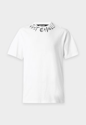 Just Cavalli, LOGO NECKLACE - Μπλουζάκι με στάμπα - white